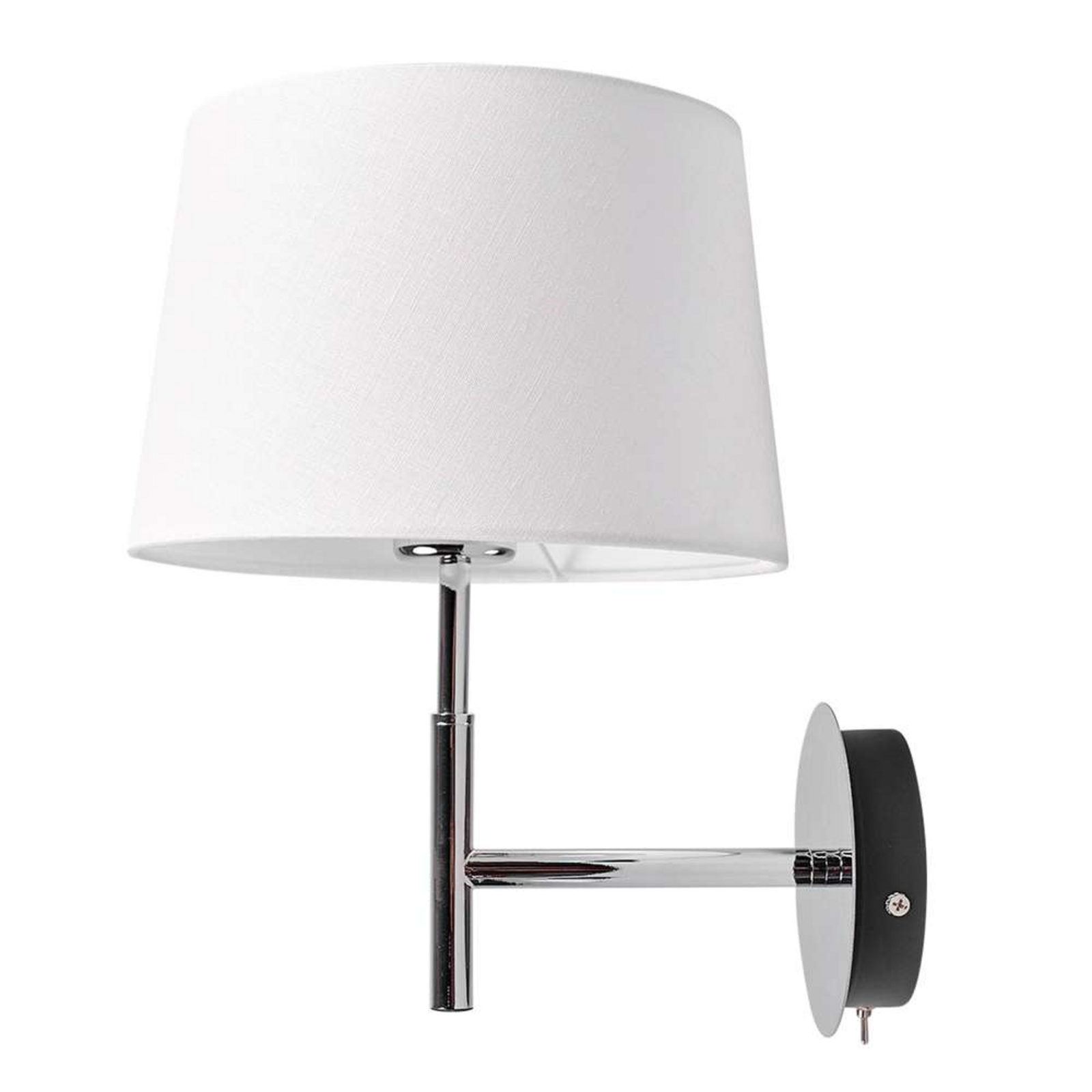 Dorothea Vegglampe White/Chrome - Lucande