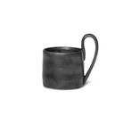 ferm LIVING Tasse Flow, noir, 360 ml, céramique, émaillée