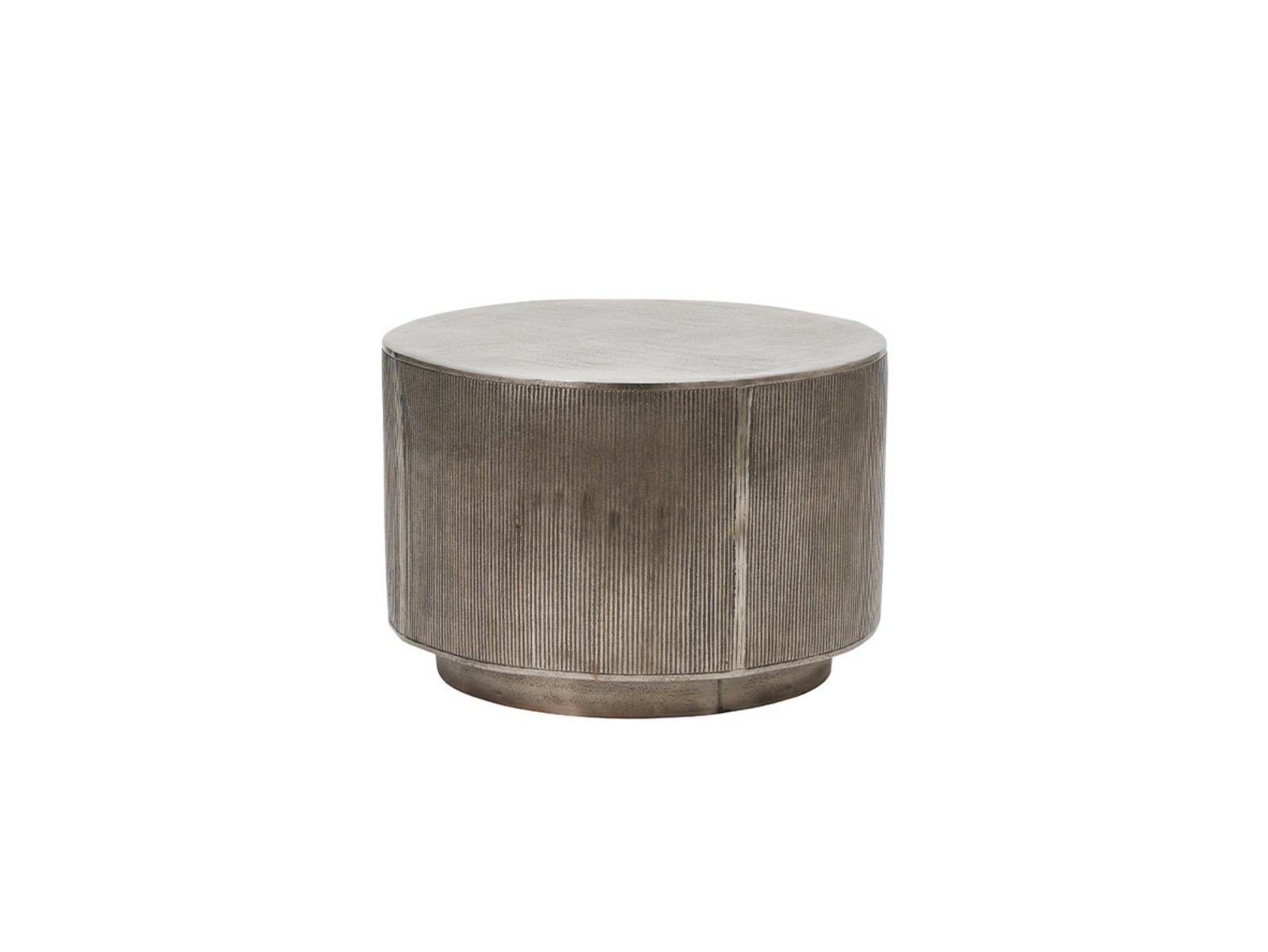 Rota Mesa para sofá H35 Ø50 Brushed Silver - House Doctor