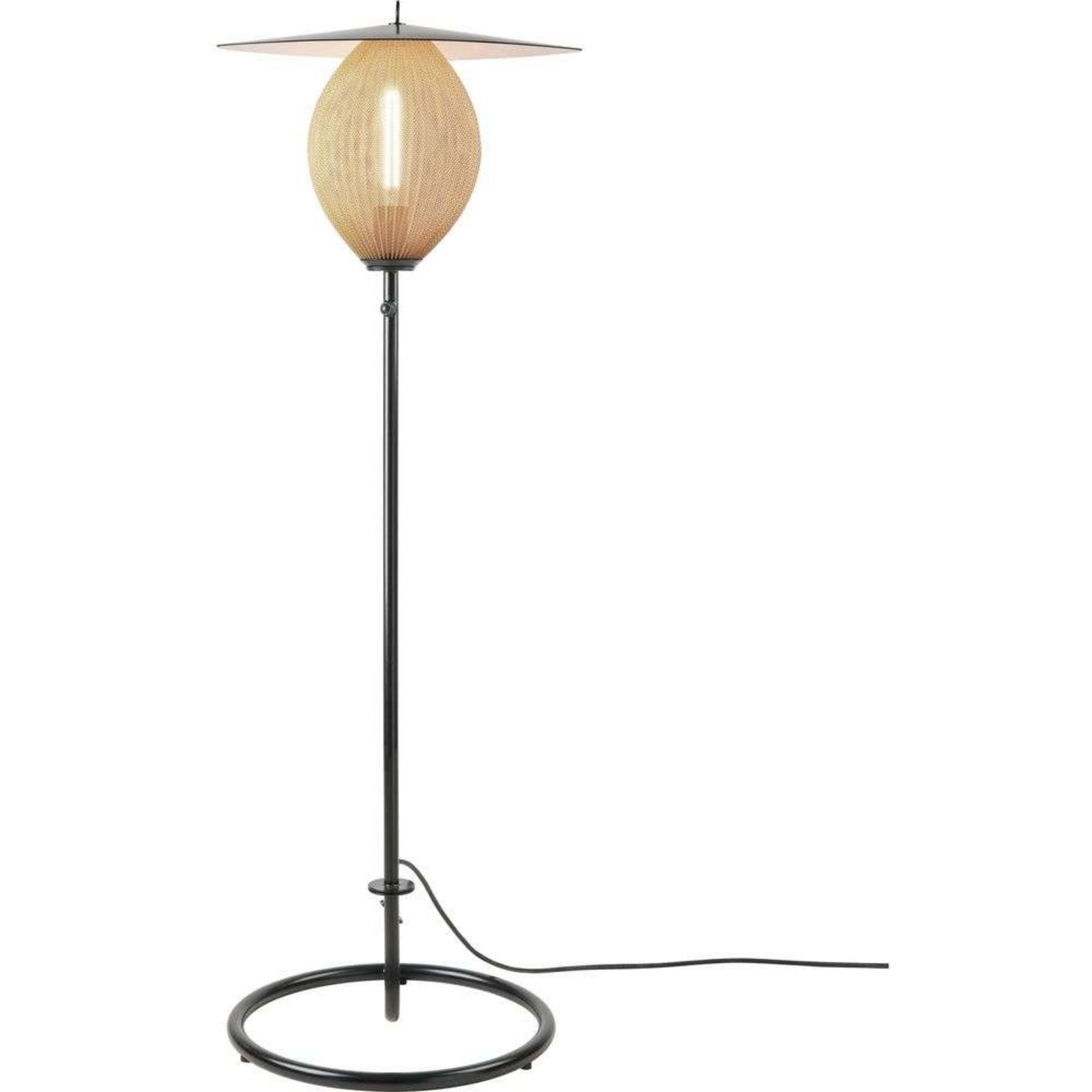 Satellite Lampadar de Exterior Cream White/Black - GUBI