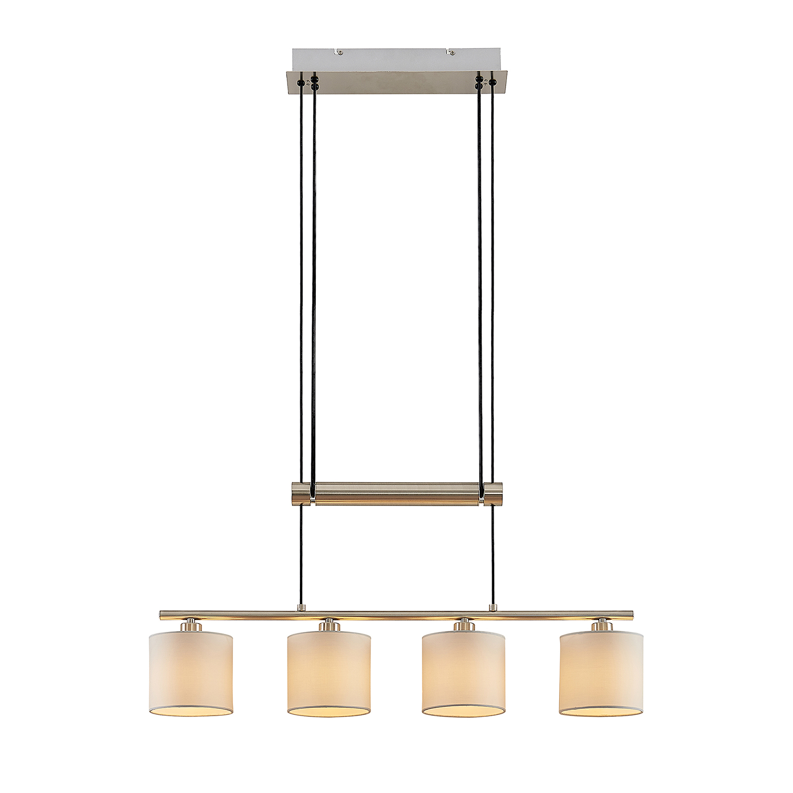 Lindby Jorin hanglamp, wit