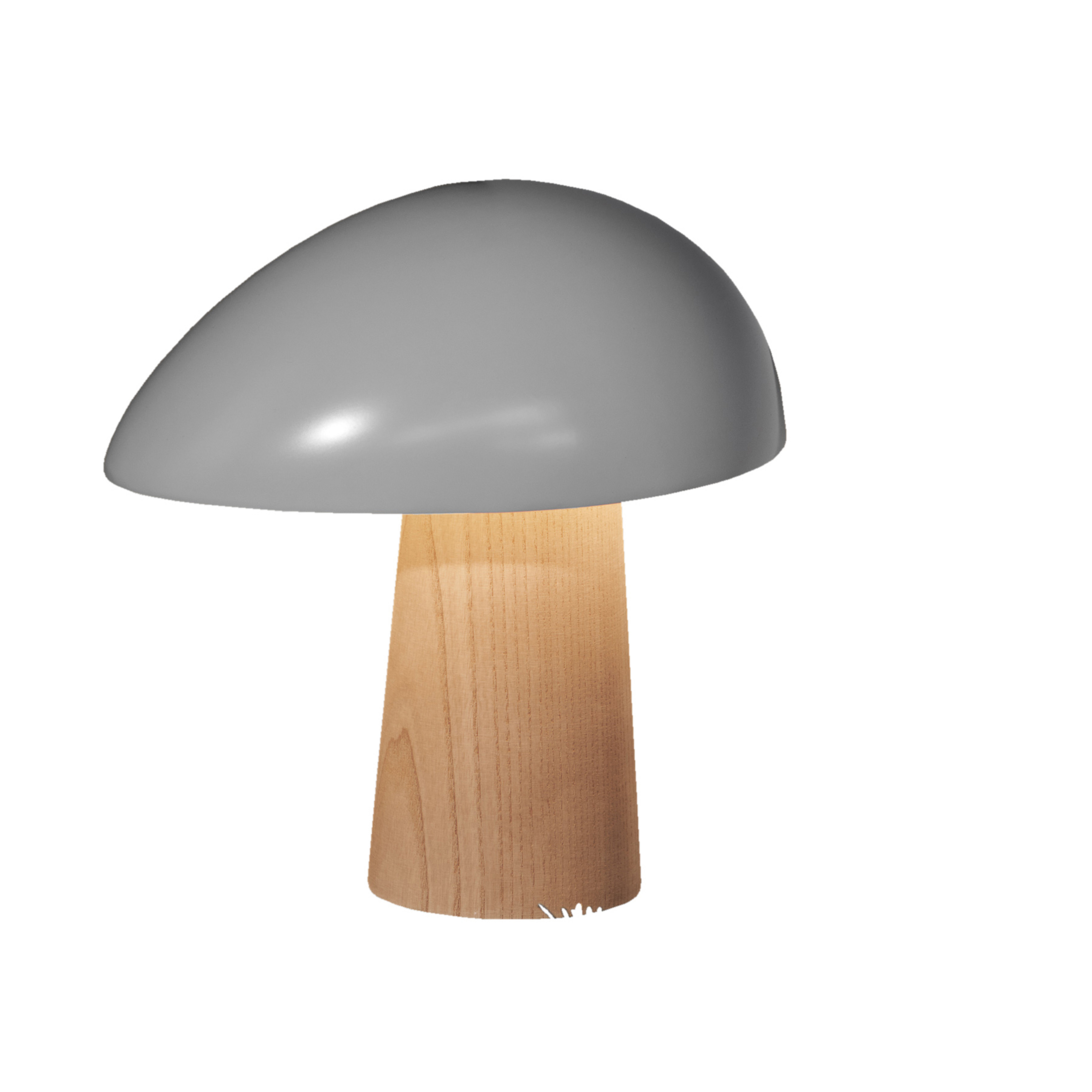 Night Owl Lampe de Table Blanc Mat Fumé/Frêne - Fritz Hansen