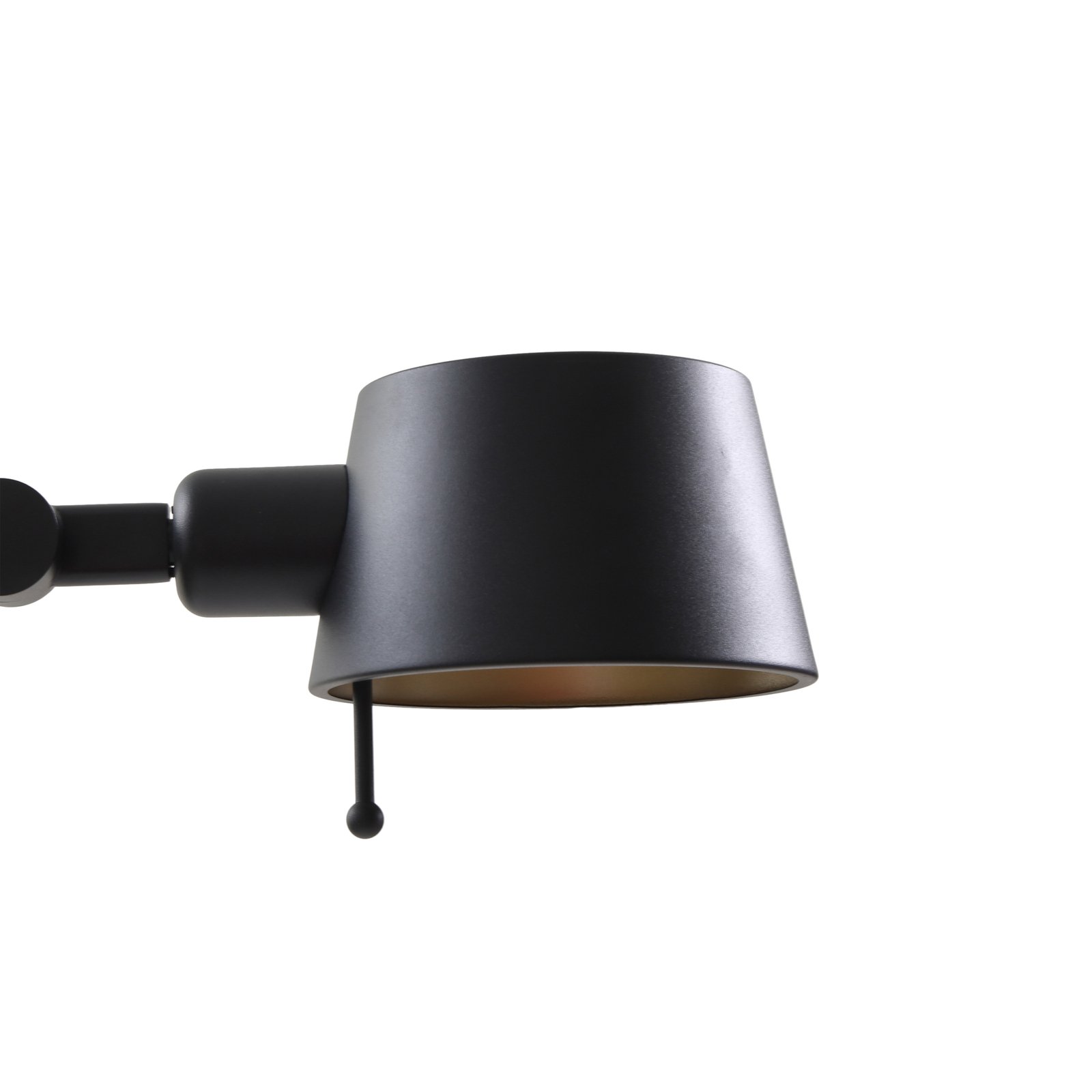 Lucande Silka gulvlampe, højde 173 cm, justerbar, sort