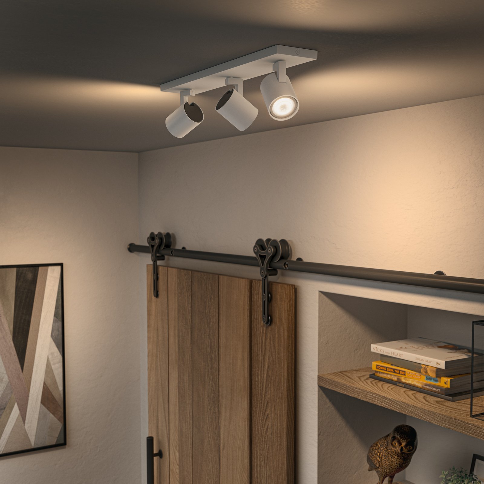 Runner LED-Spot, 3-flg., Dimmschalter, weiß - Philips Hue
