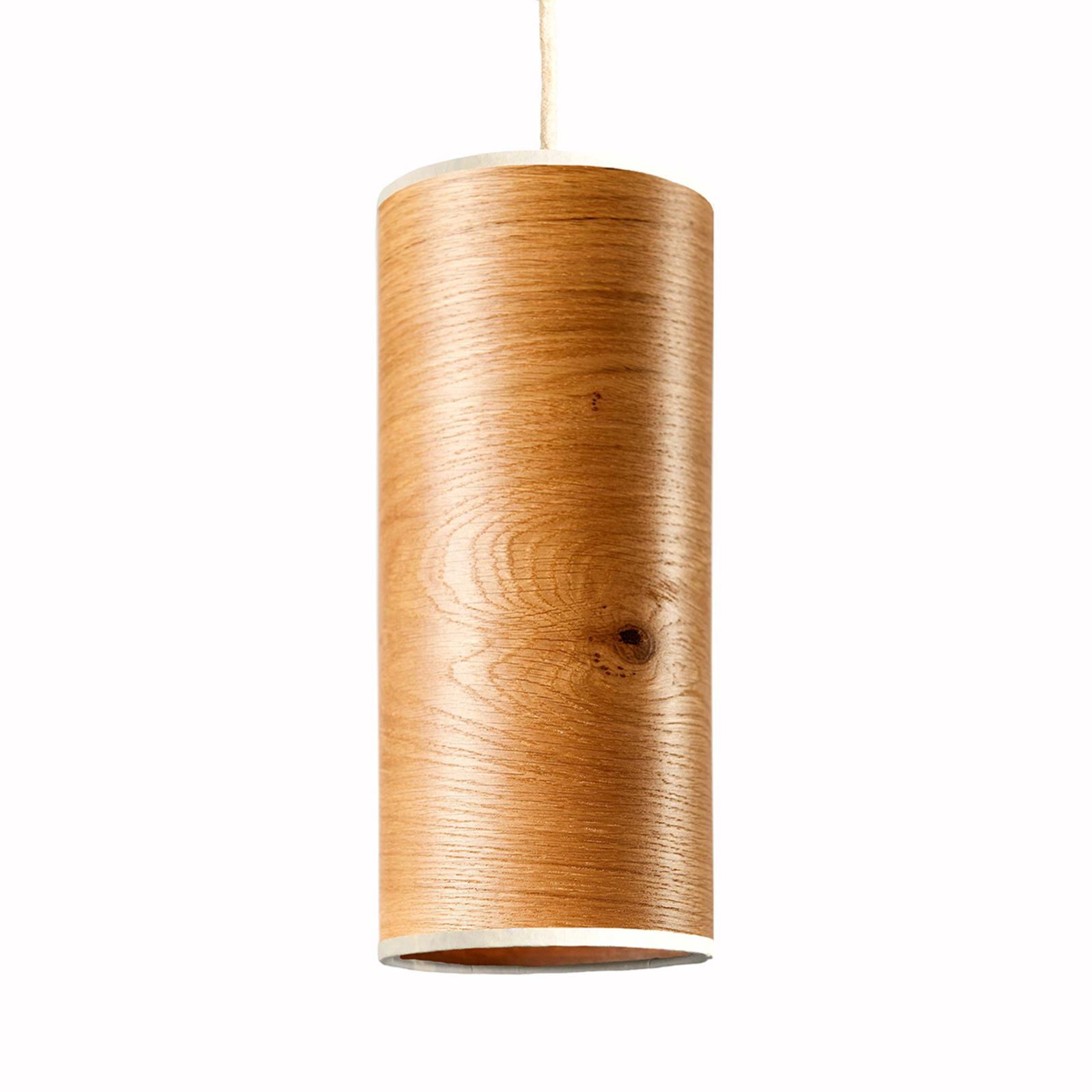 LeuchtNatur Nux pendant light made of veneer wood