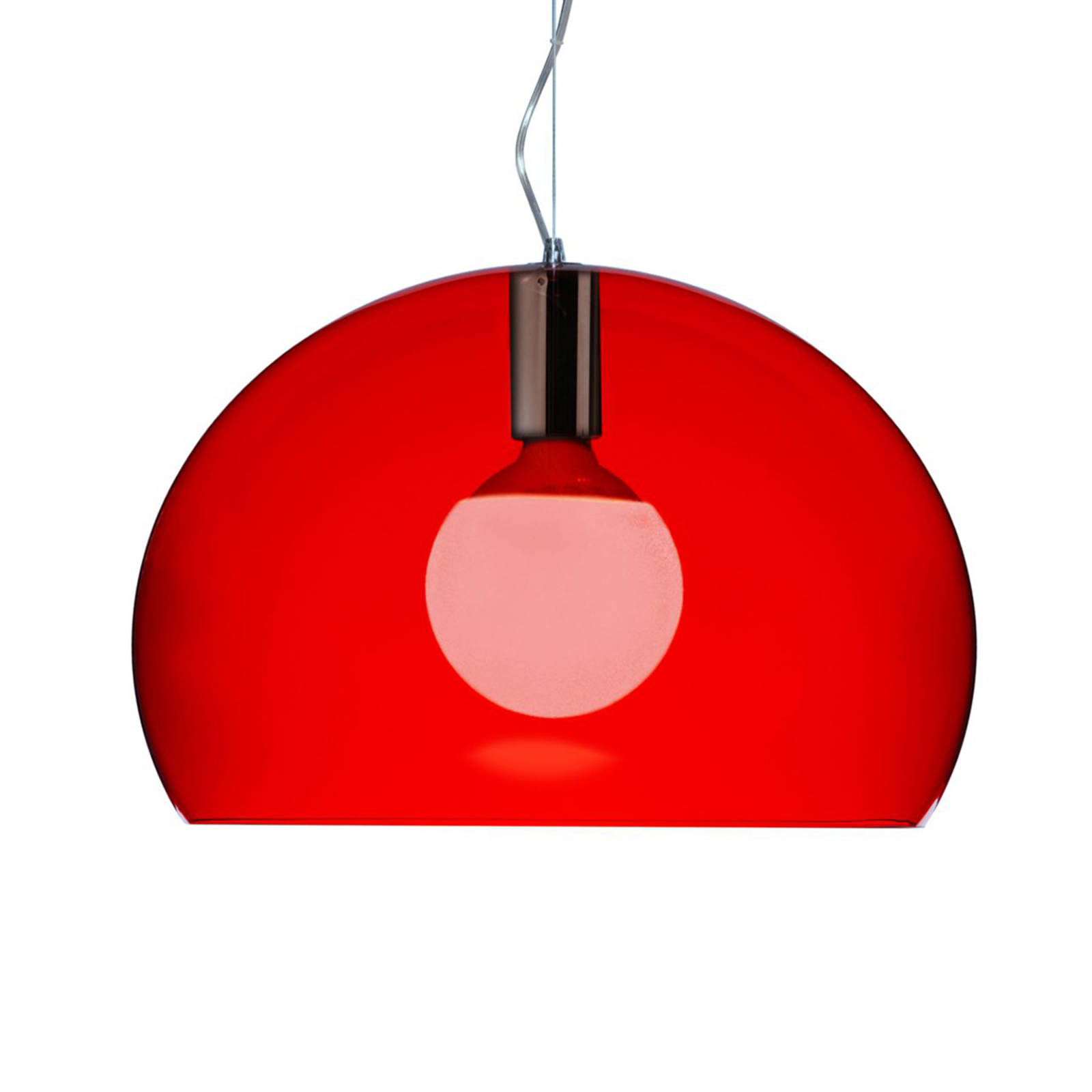 Kartell Small FL/Y LED-hengelampe rød