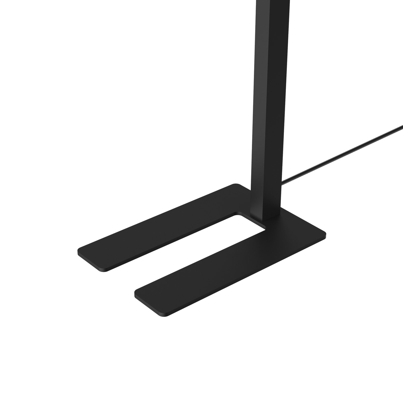 Arcchio LED floor lamp Timon, 54W, black, height 195 cm