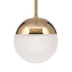 LED függő lámpa Ball, egy-izzós, arany