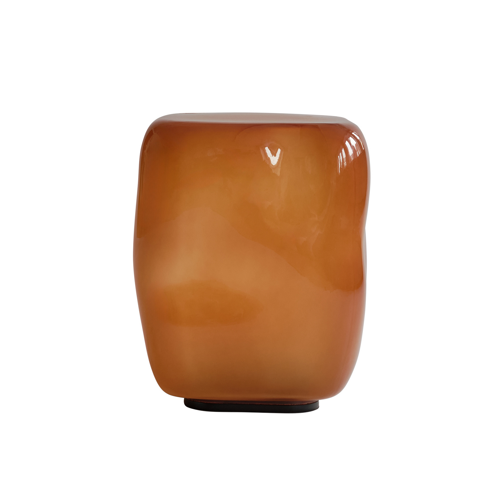 Stolik pomocniczy Ishi, karmelowy, 32 cm, szkło – 101 Copenhagen