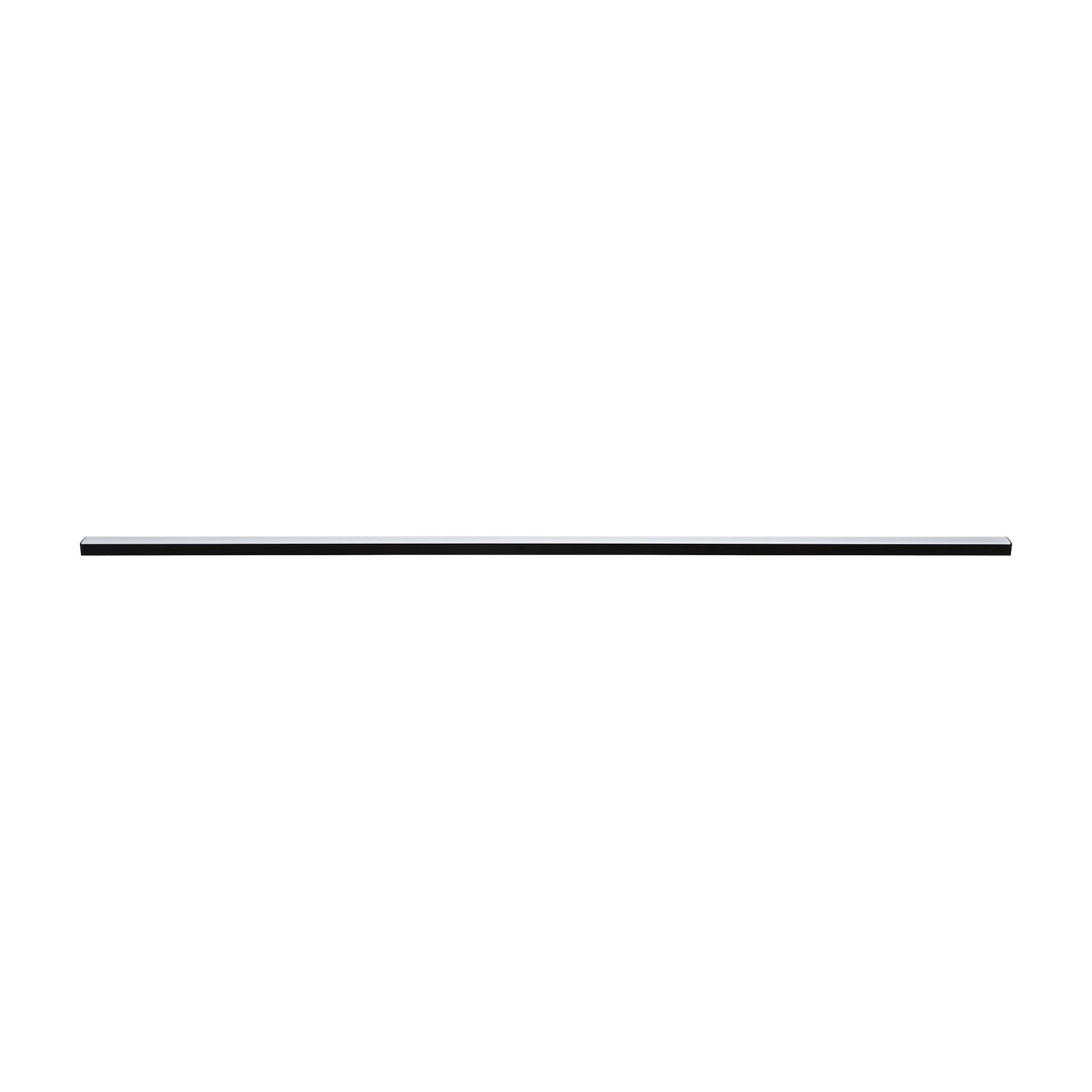 Paulmann Square Profil, schwarz, Diffusor weiß, 2m