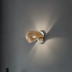 Wandleuchte Vento, schwarz/gold, Metall, 27 cm, E14