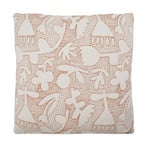 Fodera per cuscino HDMori, bianco/marrone, 50 x 50 cm - House Doctor