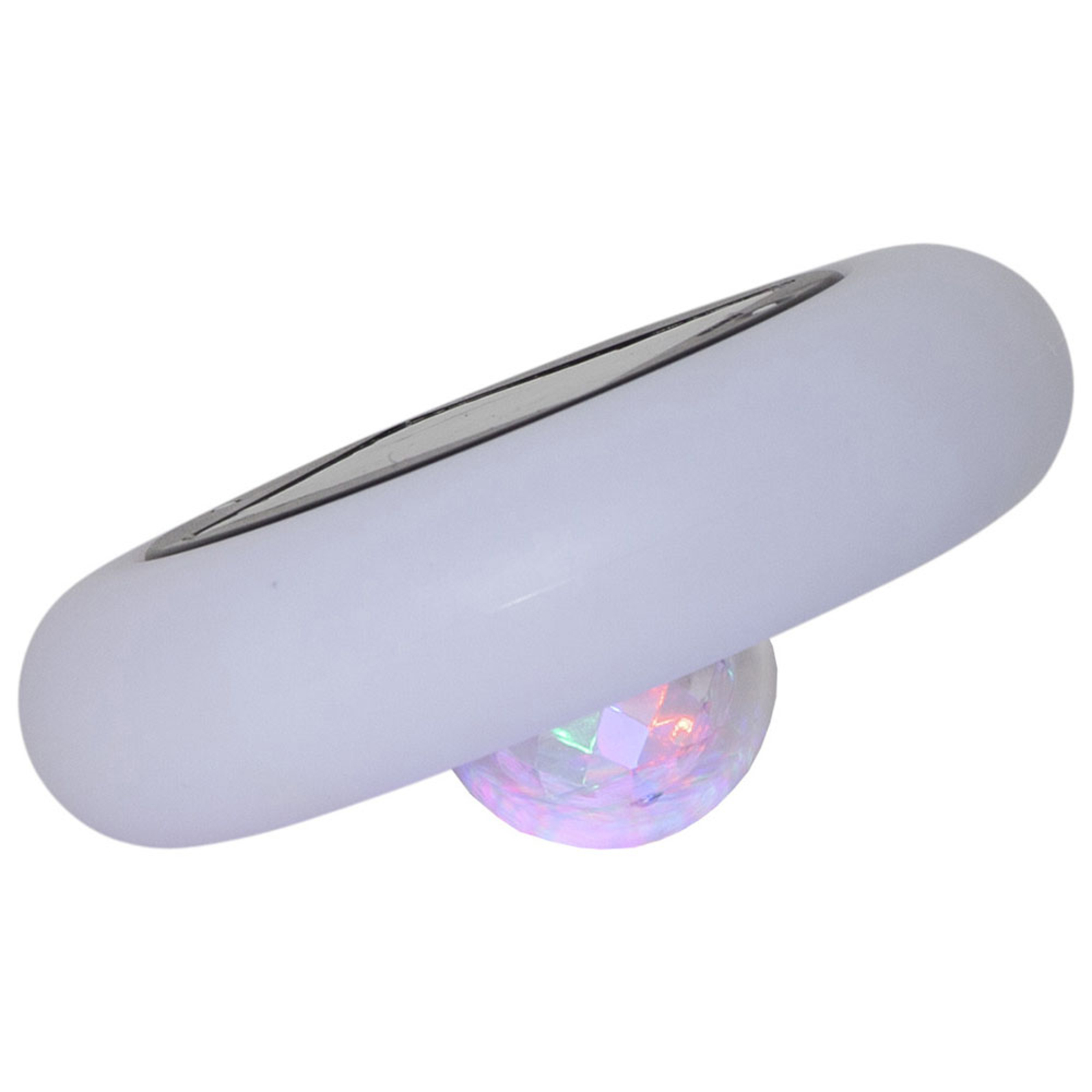 Lámpara piscina solar LED multicolor blanco cálido