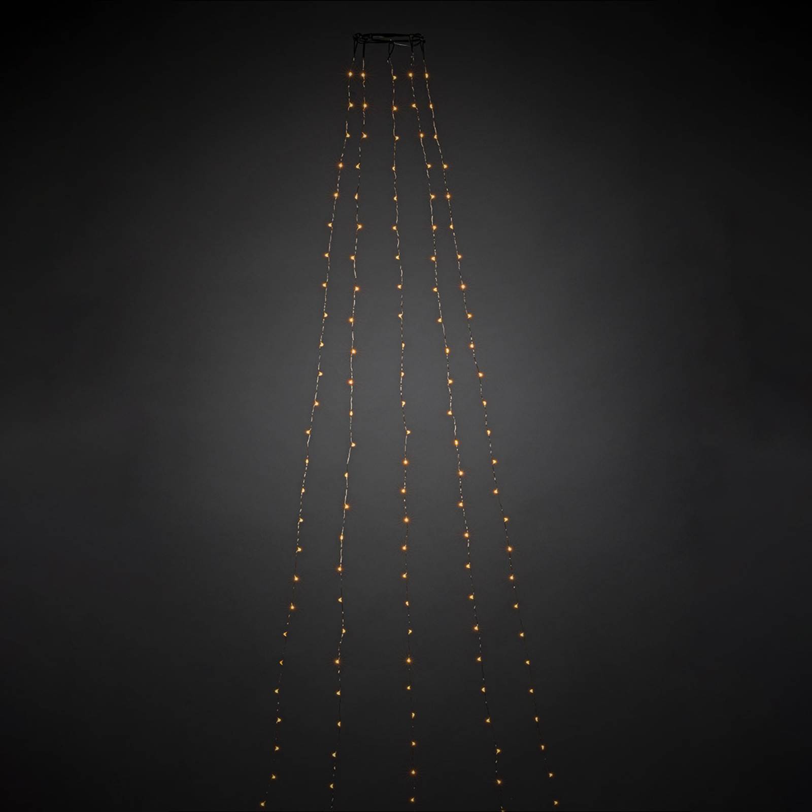 Konstsmide Christmas LED-julgransslinga med 180 monterade LED-droppar