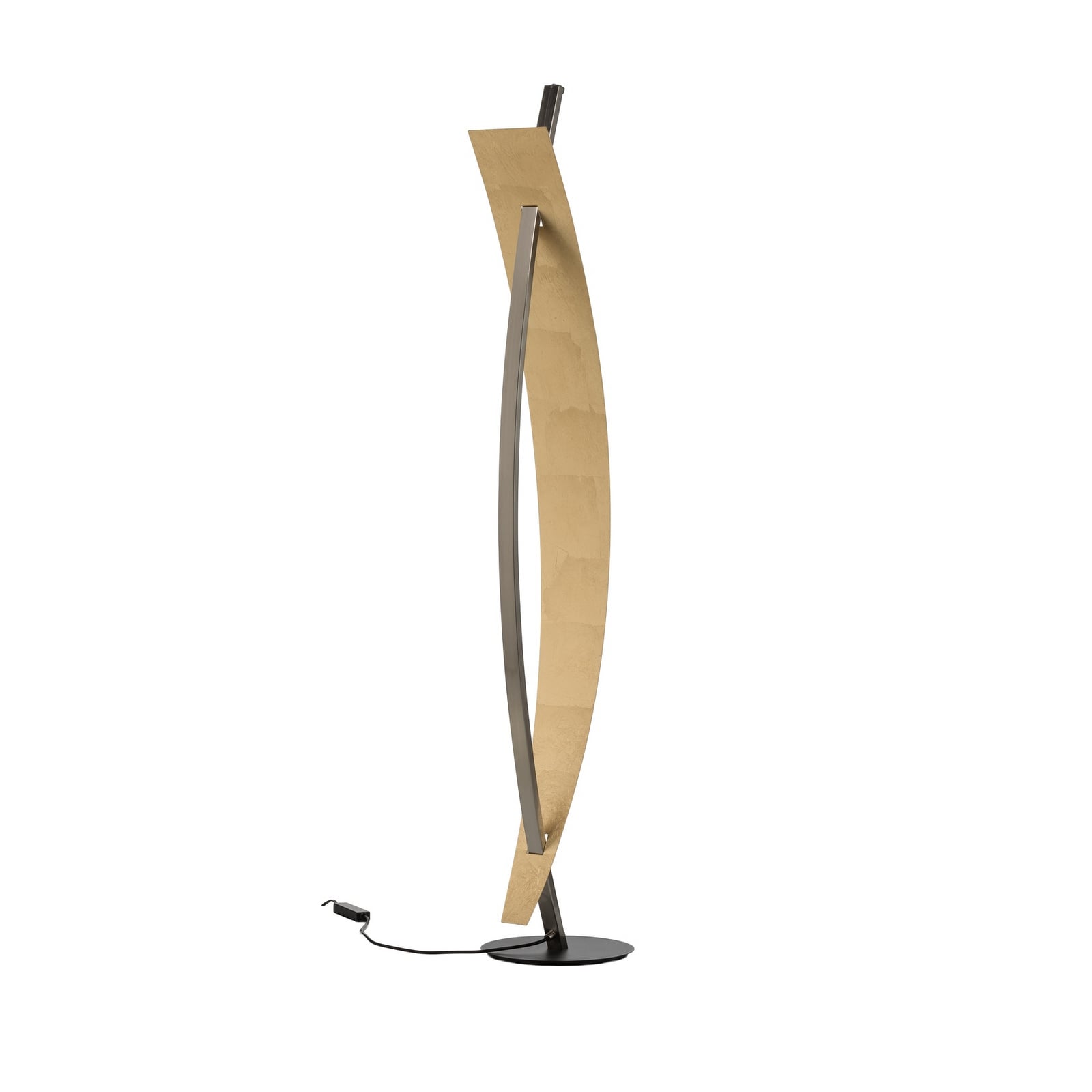 Lucande Candeeiro de pé LED Marija, preto, metal, altura 140 cm Lucande Candeeiro de pé LED Marija, preto, metal, altura 140 cm