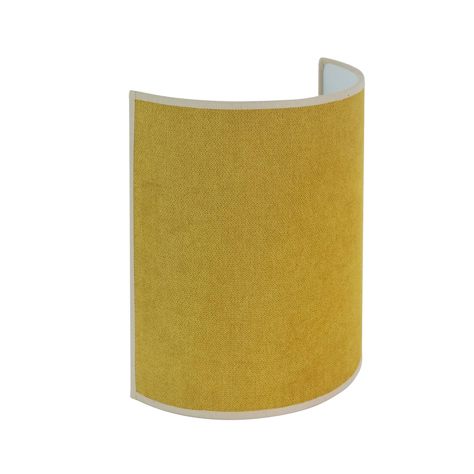 Wandleuchte Celine, Soro, senfgelb, Stoff, E27