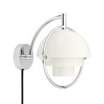 Multi-Line Wandleuchte chrom/weiß Metall G9 - GUBI