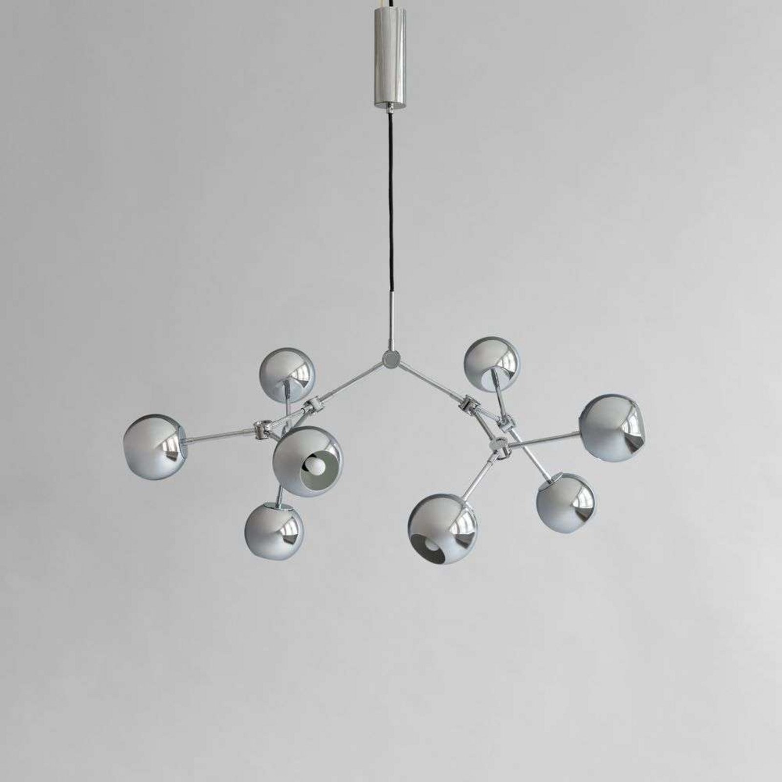 Drop Globe Mini Chrome Chandelier - 101 Copenhagen