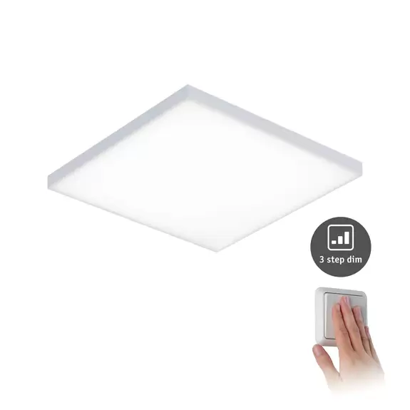 Lampenwelt Paulmann Velora LED-Panel 3-step-dim, 29,5x29,5 cm