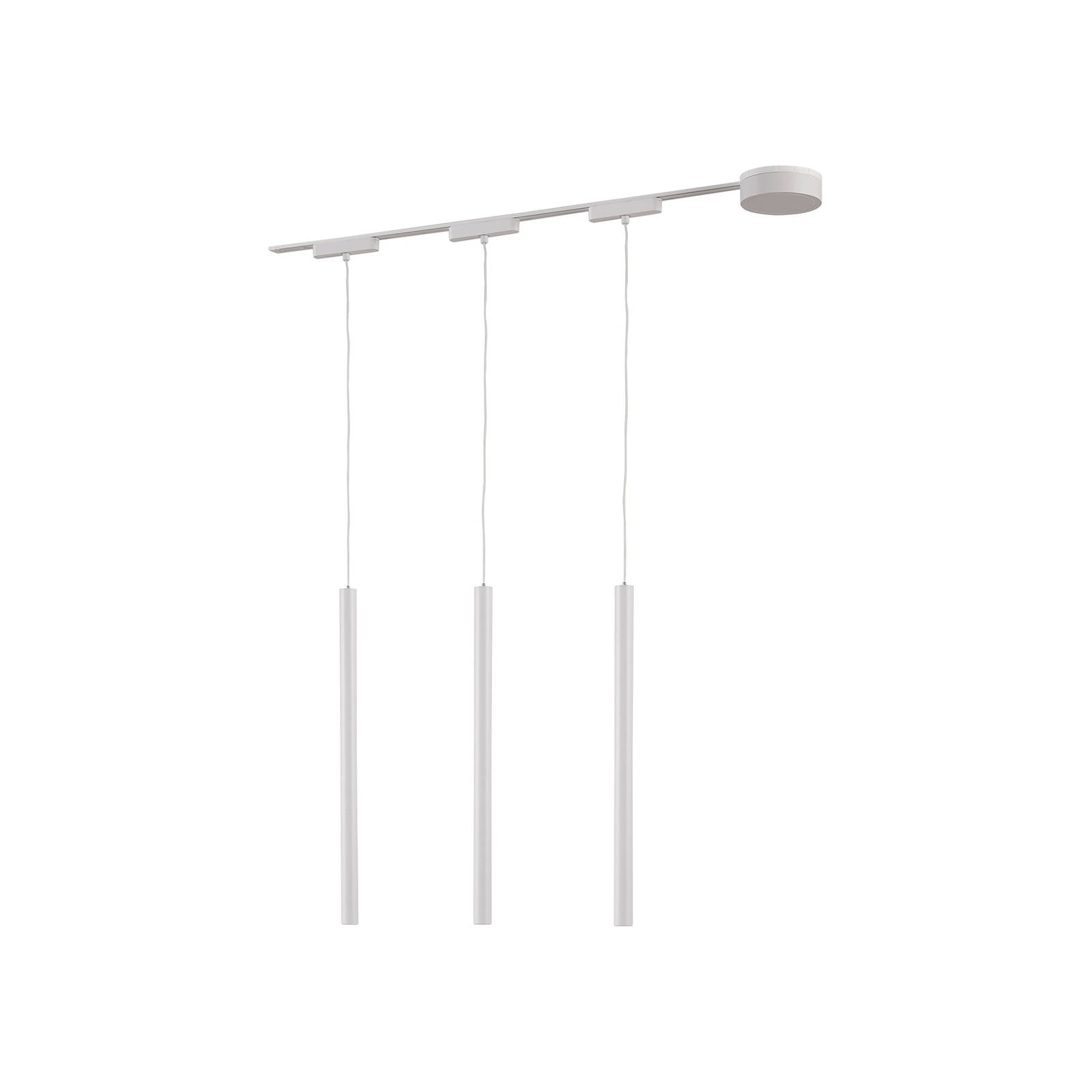 Système de lampes sur rail 48 V Lumaro, suspension, ampoule tubulaire, à 3