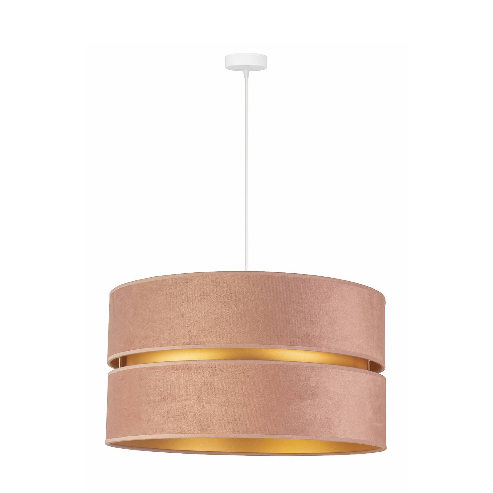 Hängeleuchte Golden Duo Ø 40 cm hellrosa/gold