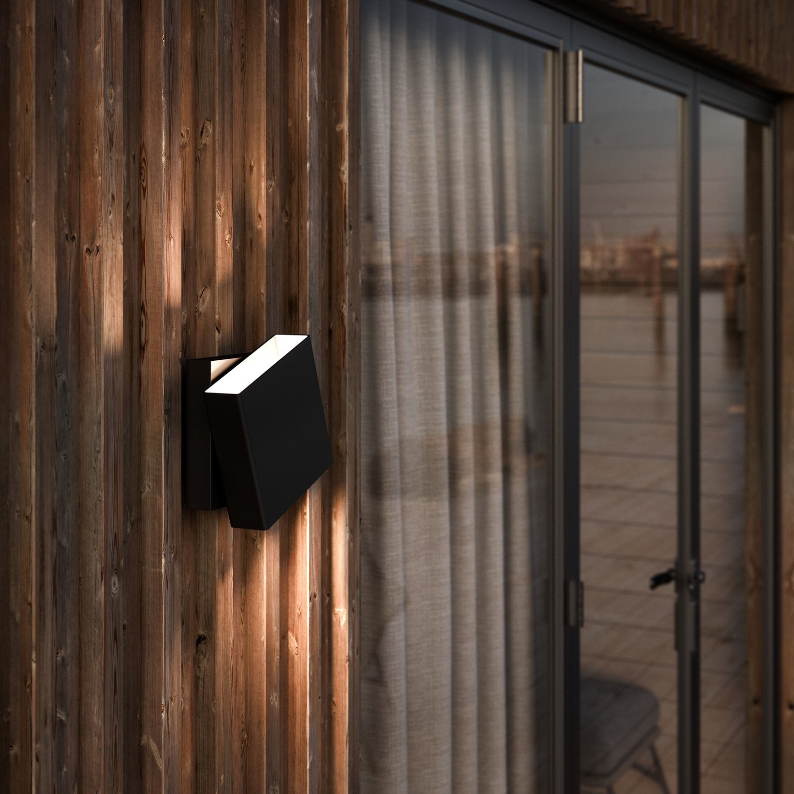 Turn LED Applique Murale  Black - Nordlux