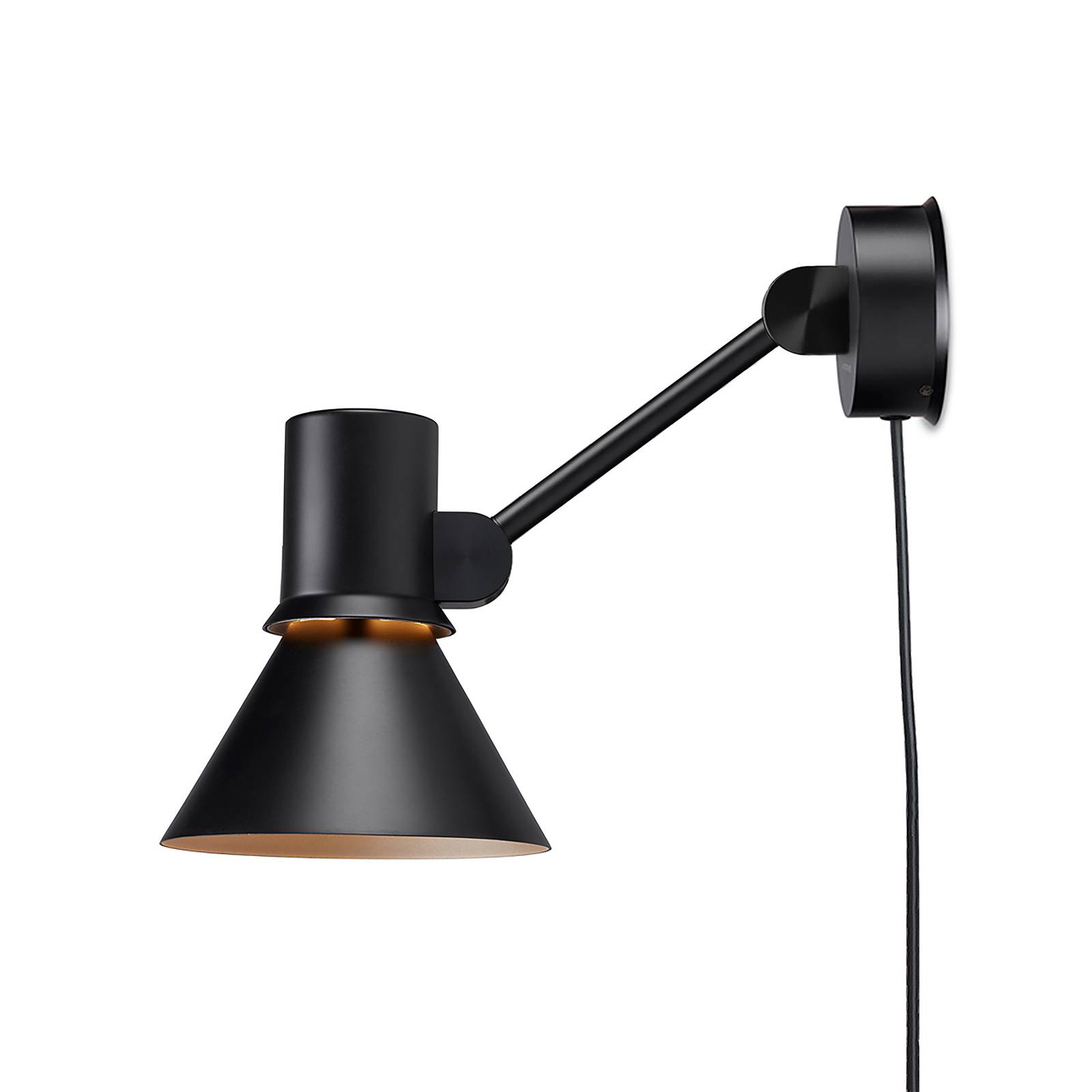 Anglepoise Type 80 W2 Wandlampe, Stecker, schwarz günstig online kaufen