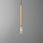 OLEV Beam Stick Glass pendant light on/off 2,700K