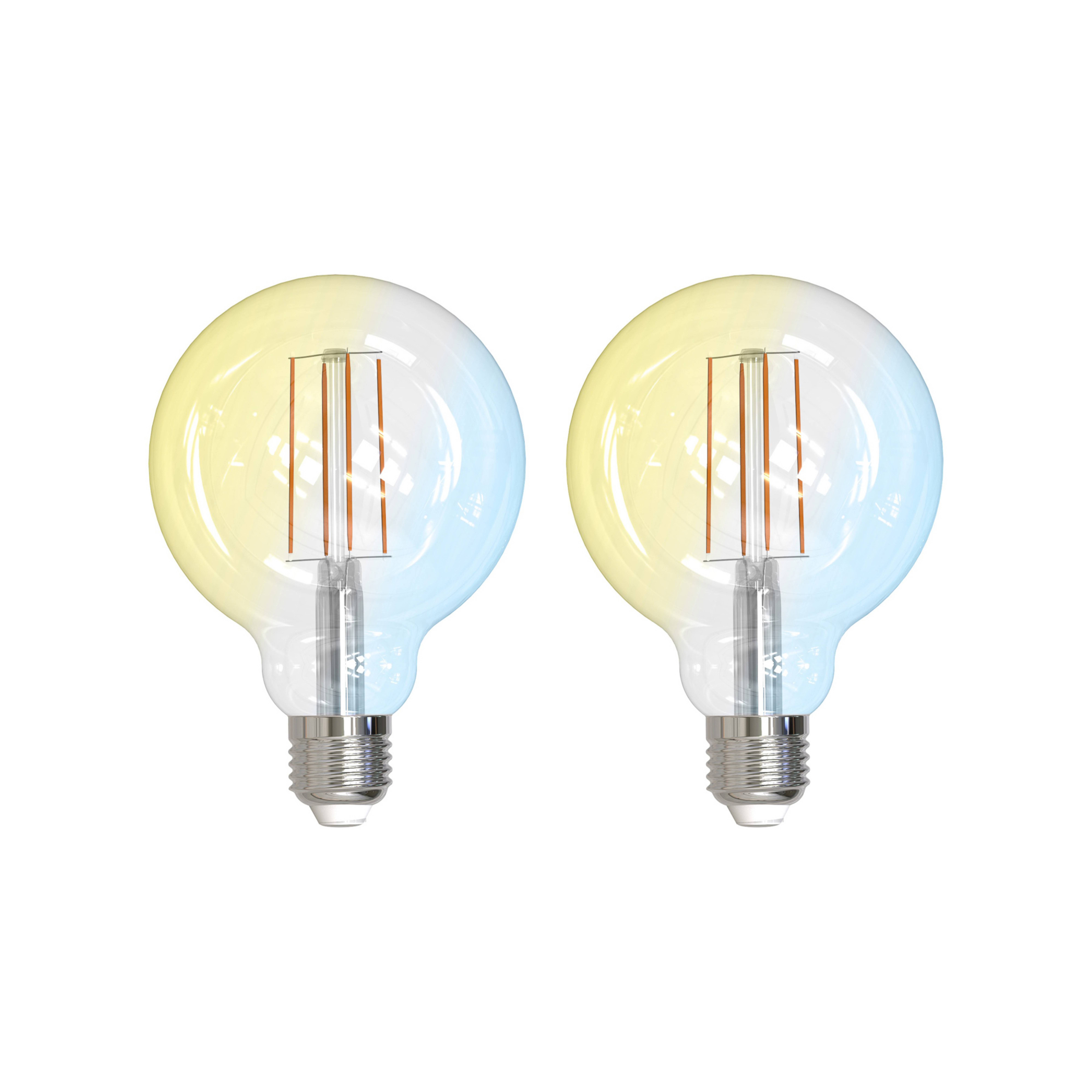 LUUMR Slimme LED lamp E27 G95 7W ZigBee Tuya helder 2st