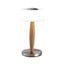 nickel satiniert / holz