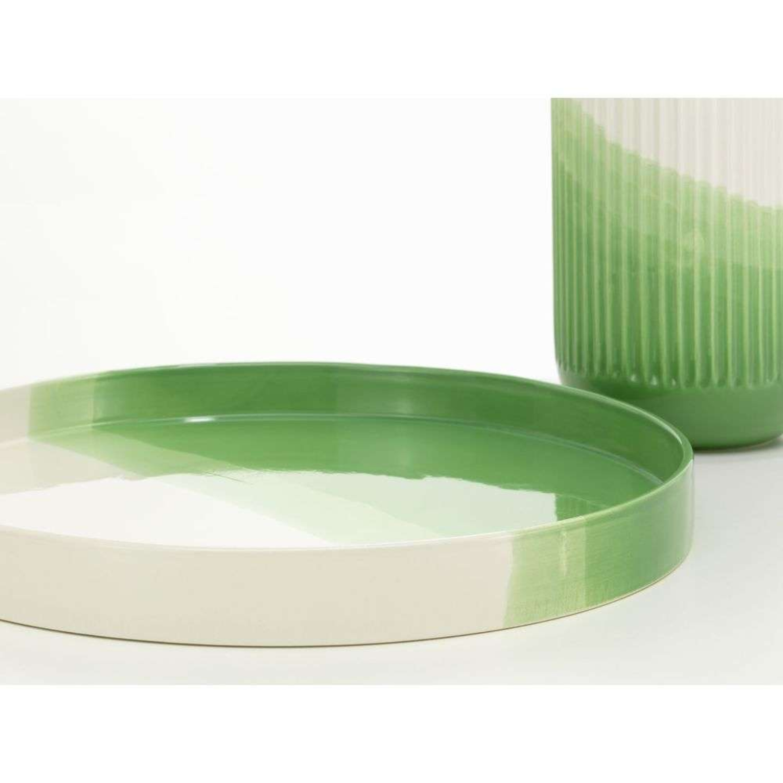 Herringbone Tray Green - Vitra