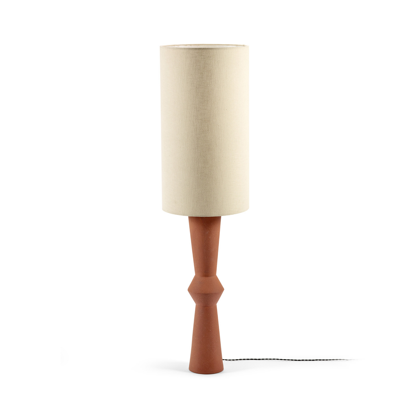 RED BROWN BEIGE MARIE-ANN gulvlampe, terrakotta, hør, E27 – Serax RED BROWN BEIGE MARIE-ANN gulvlampe, terrakotta, hør, E27 – Serax