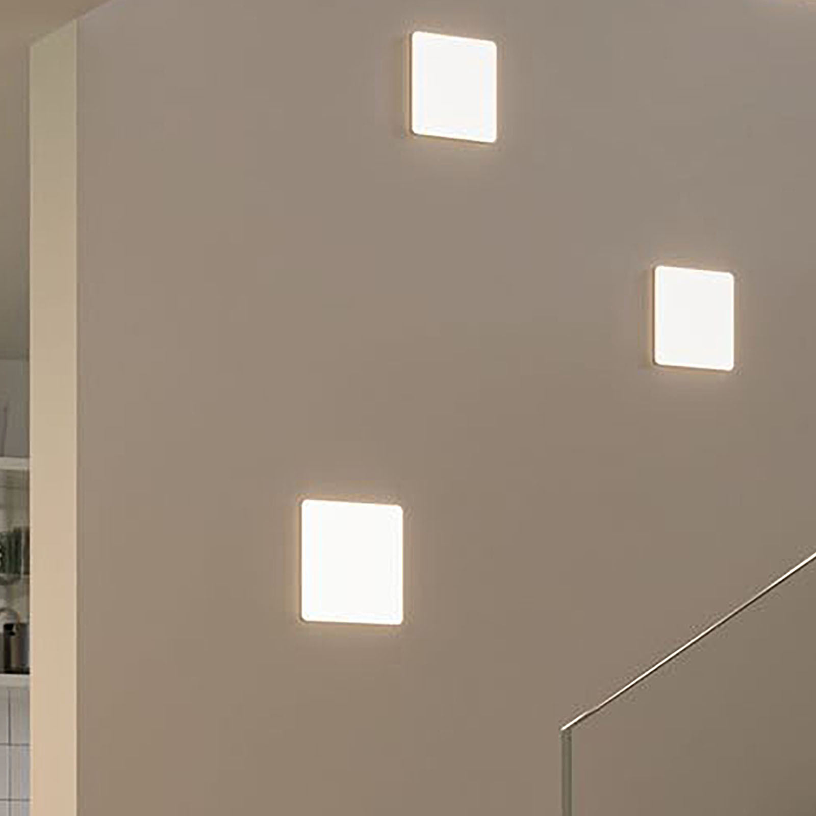 Paulmann Veluna Einbaulampe 3Stepdim 4.000K eckig