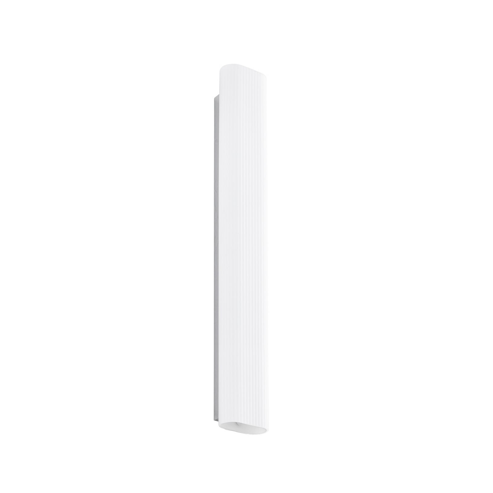 Victoire kylpyhuoneen LED-seinälamppu, 70 cm, valkoinen/kromi, CCT, lasi –