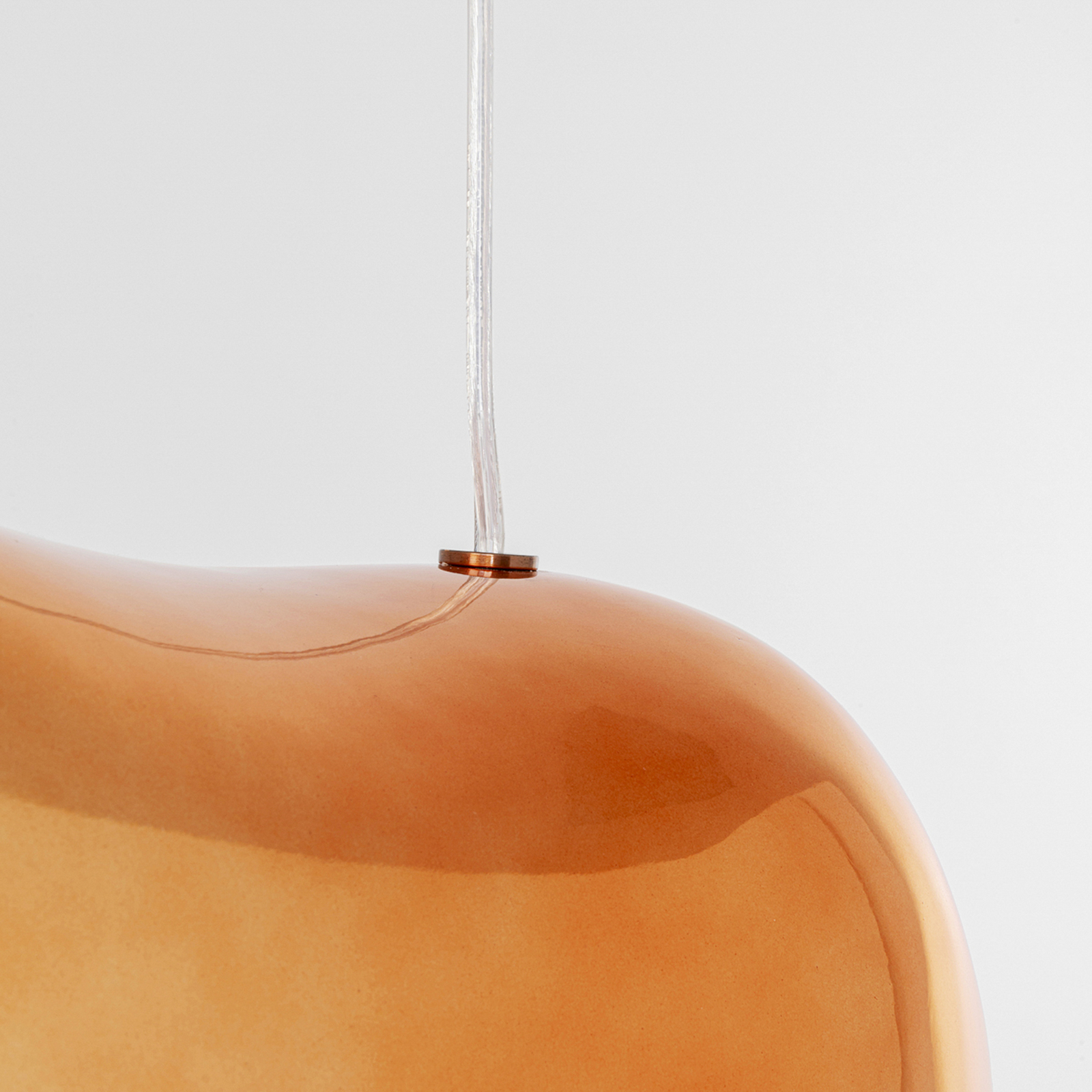 KARE hanglamp Cloud, koper, glas, 2-lamps, GU10 KARE hanglamp Cloud, koper, glas, 2-lamps, GU10