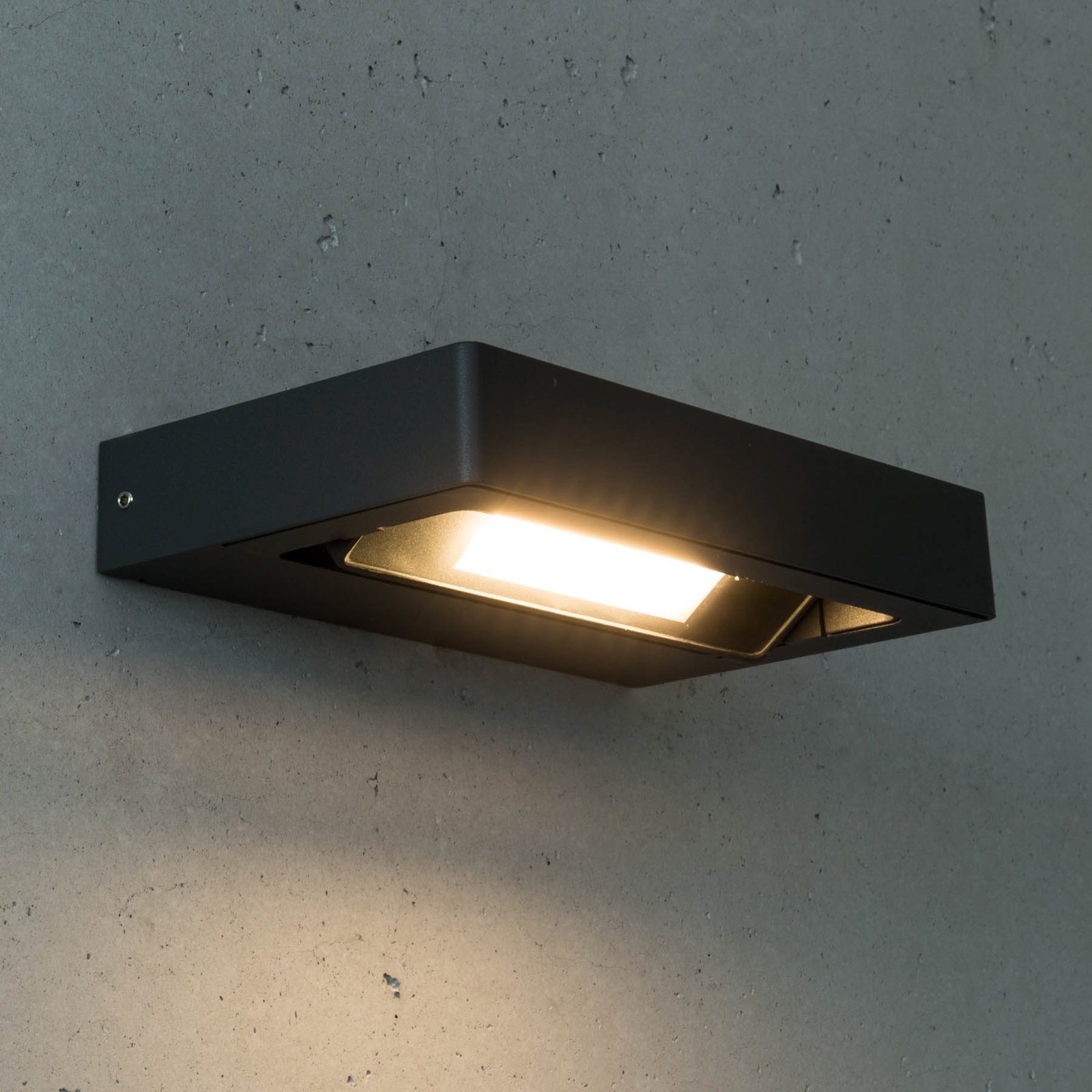 Cordoba - drejelig udendørs LED-væglampe
