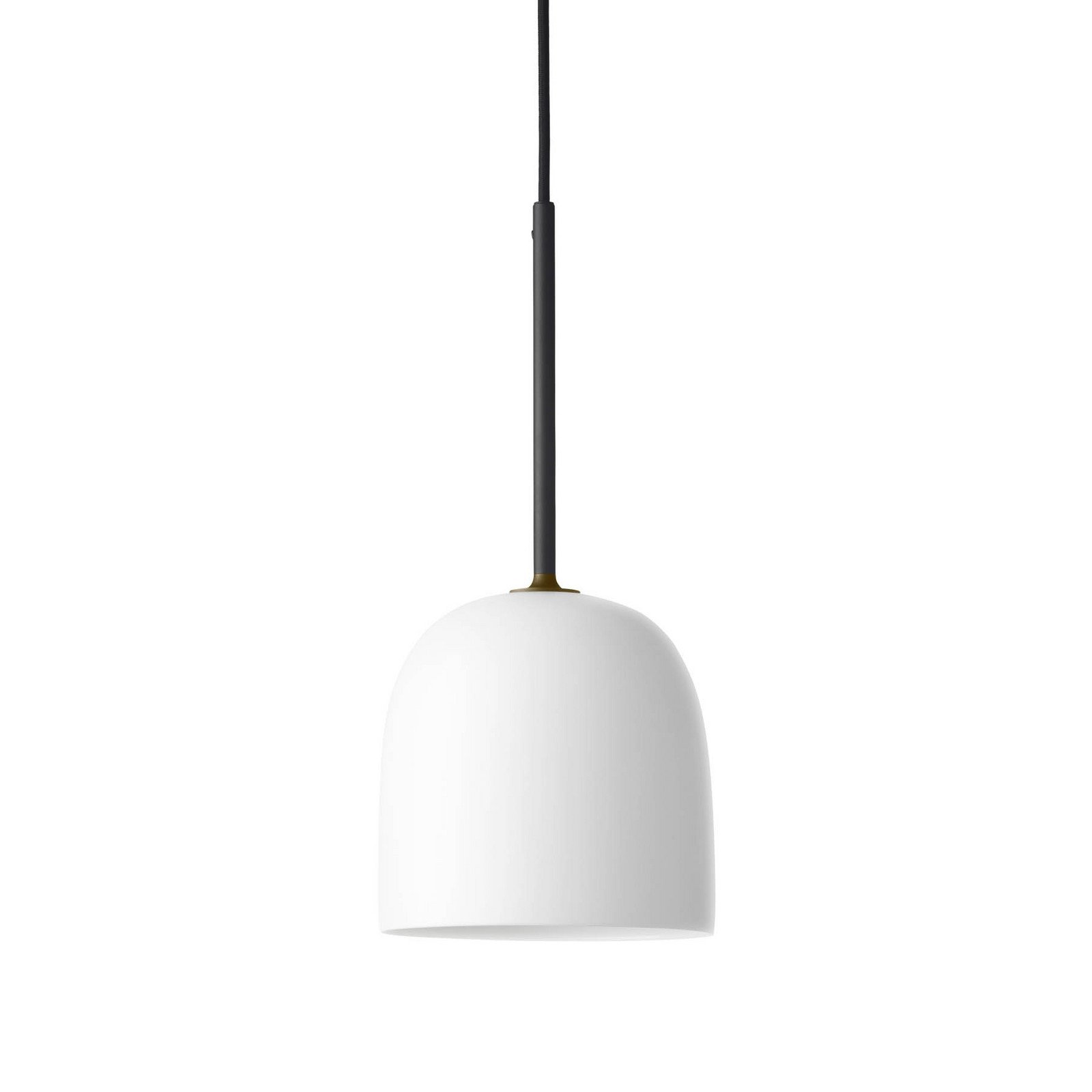 GUBI Howard lampă suspendată Ø 16 cm gunmetal/alb