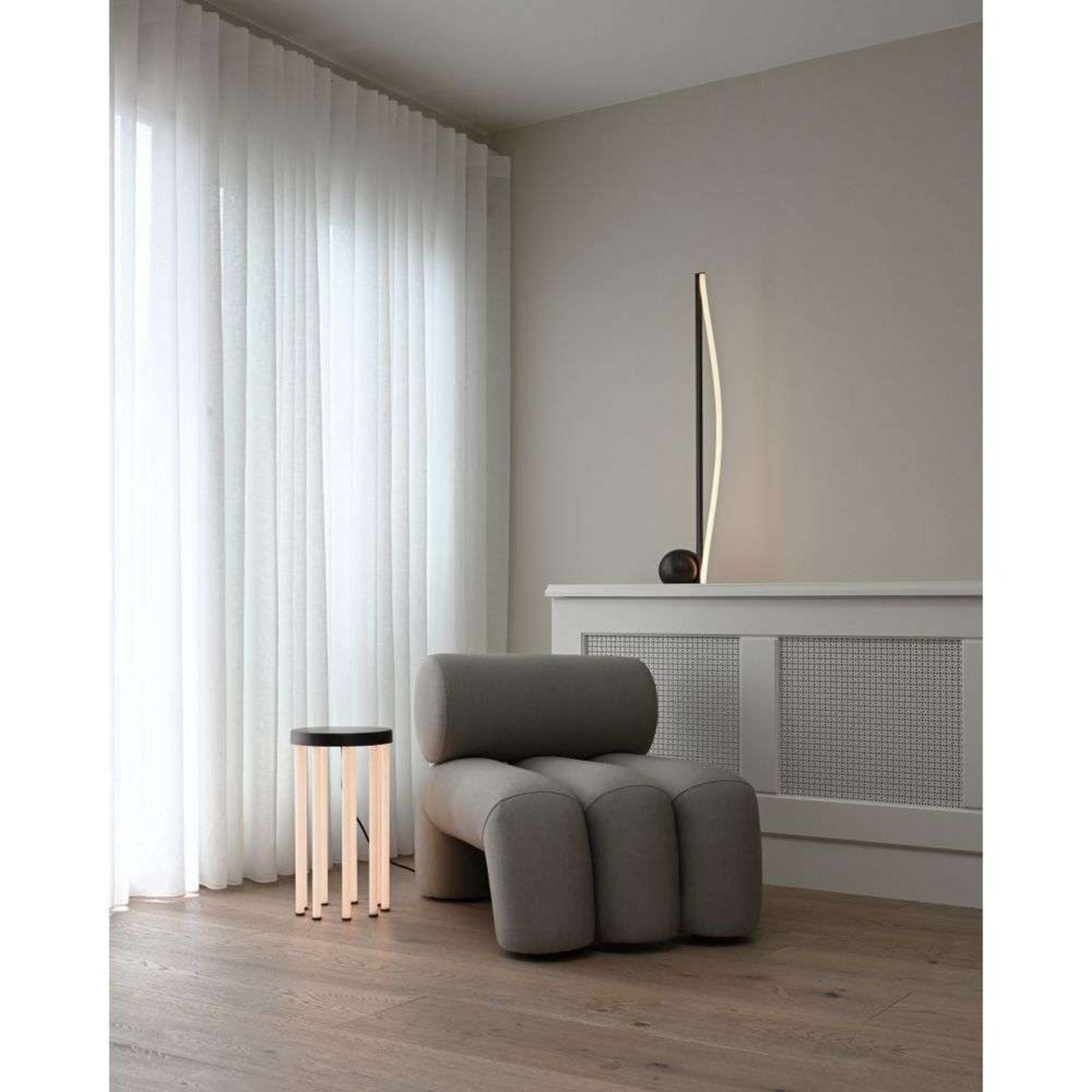 Neon Lampadar/Side Table Bronz - 101 Copenhagen