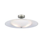 Baroni ceiling light, opal, Ø 46 cm, glass, G9 - Halo Design