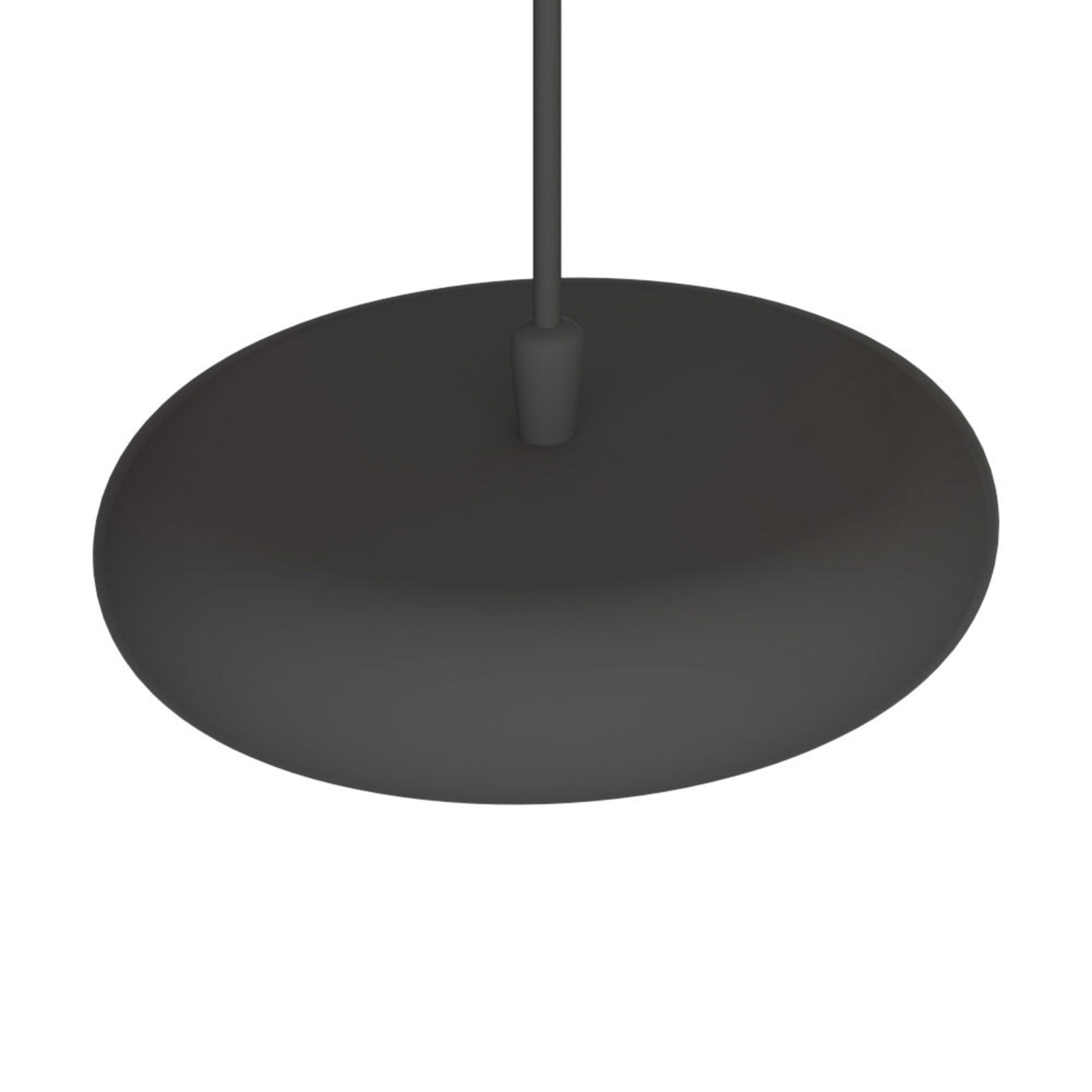 Lampa wisząca LED Boina, Ø 19 cm, czarna