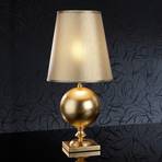 60 cm hoge, gouden tafellamp Terra