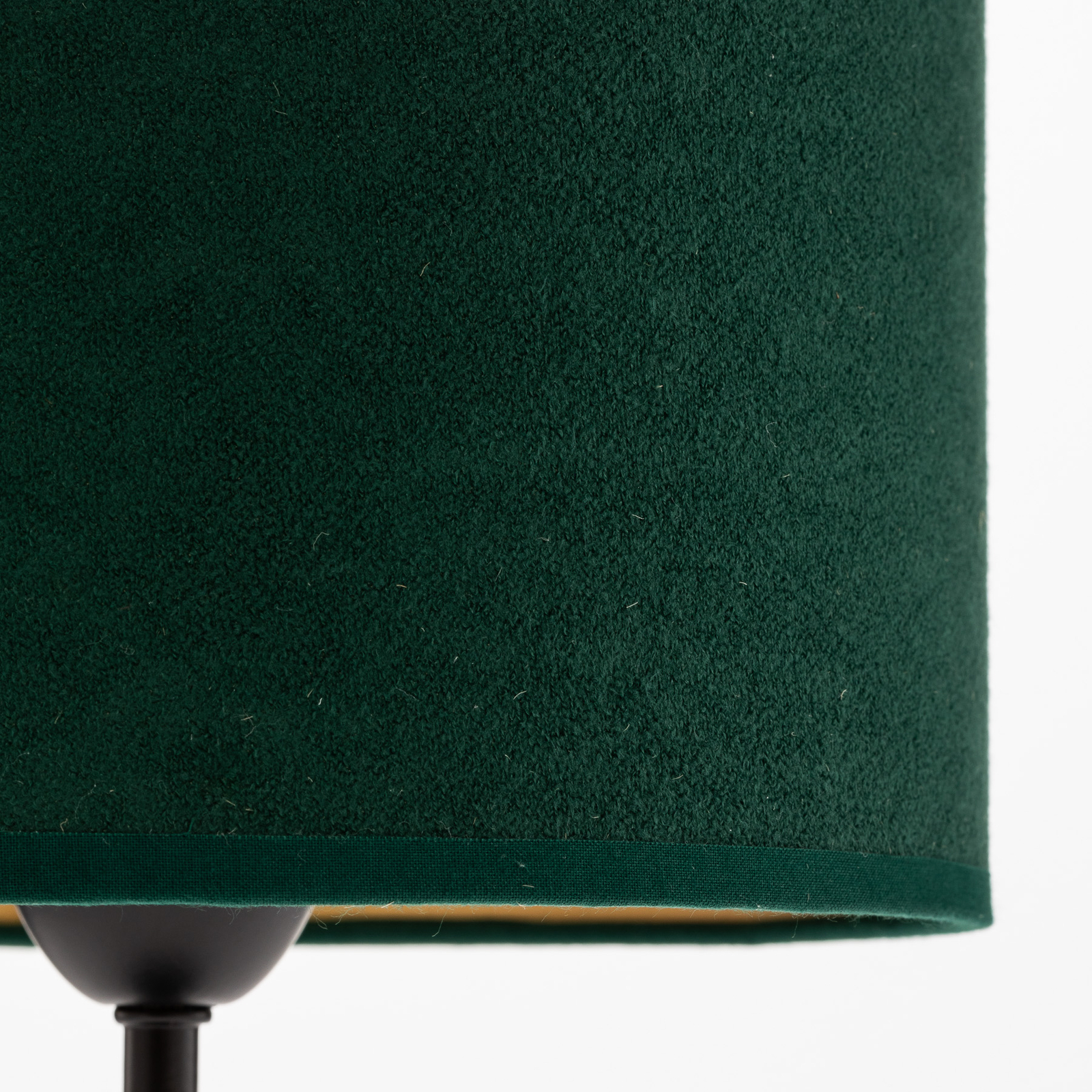 Bordlampe Golden Roller høyde 30cm mørkegrønn/gull