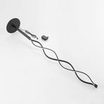 Welina LED Floor Lamp Matt Black - Lindby