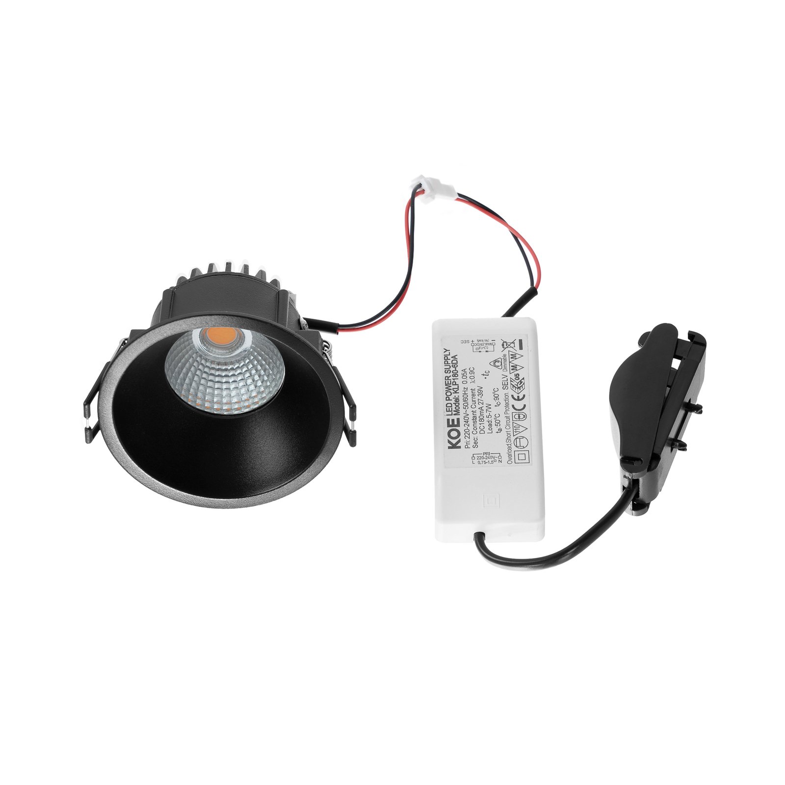 Niria LED Recessed spot 2700K Black - Arcchio