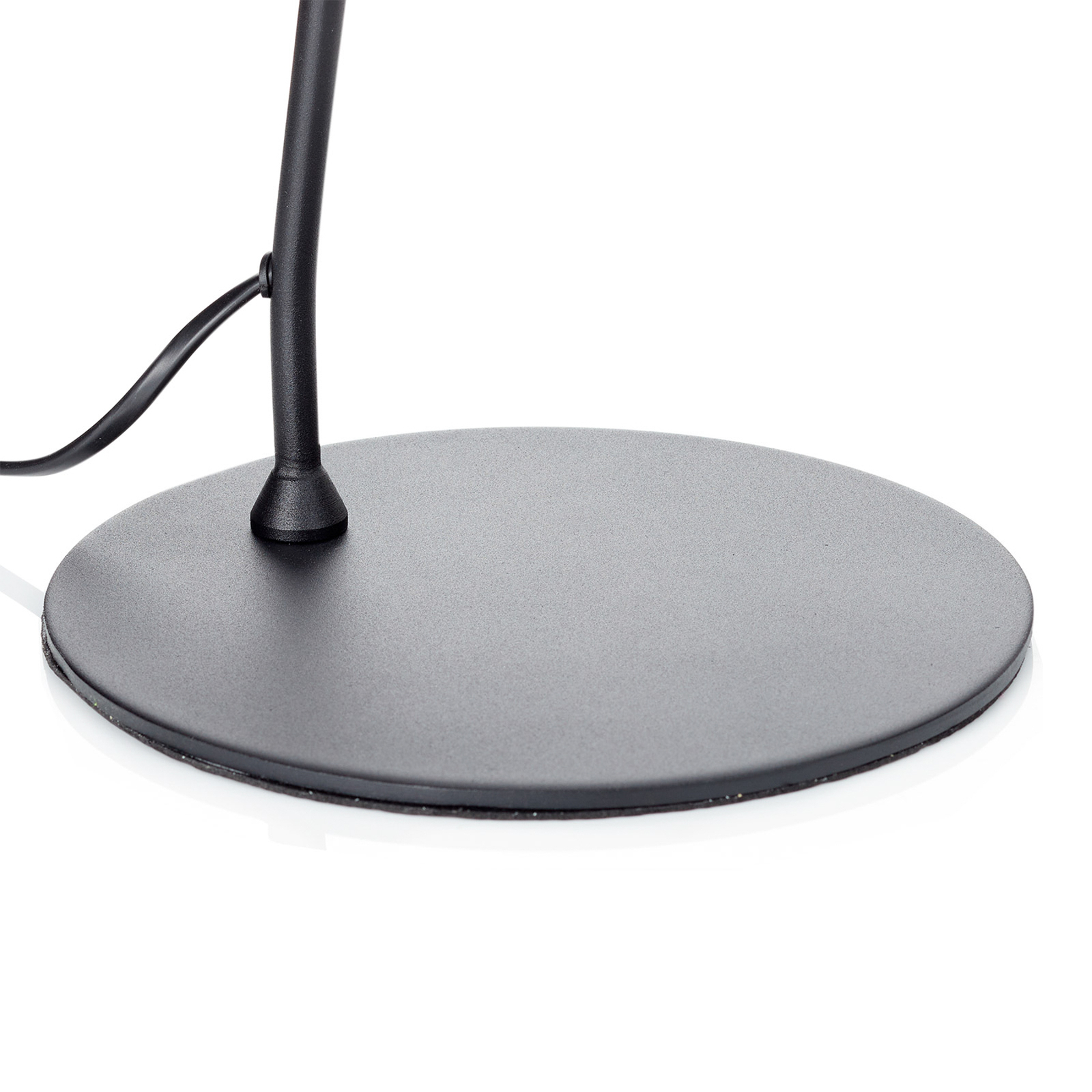 Dekoracyjna lampa stołowa Shadi w kolorze czarnym