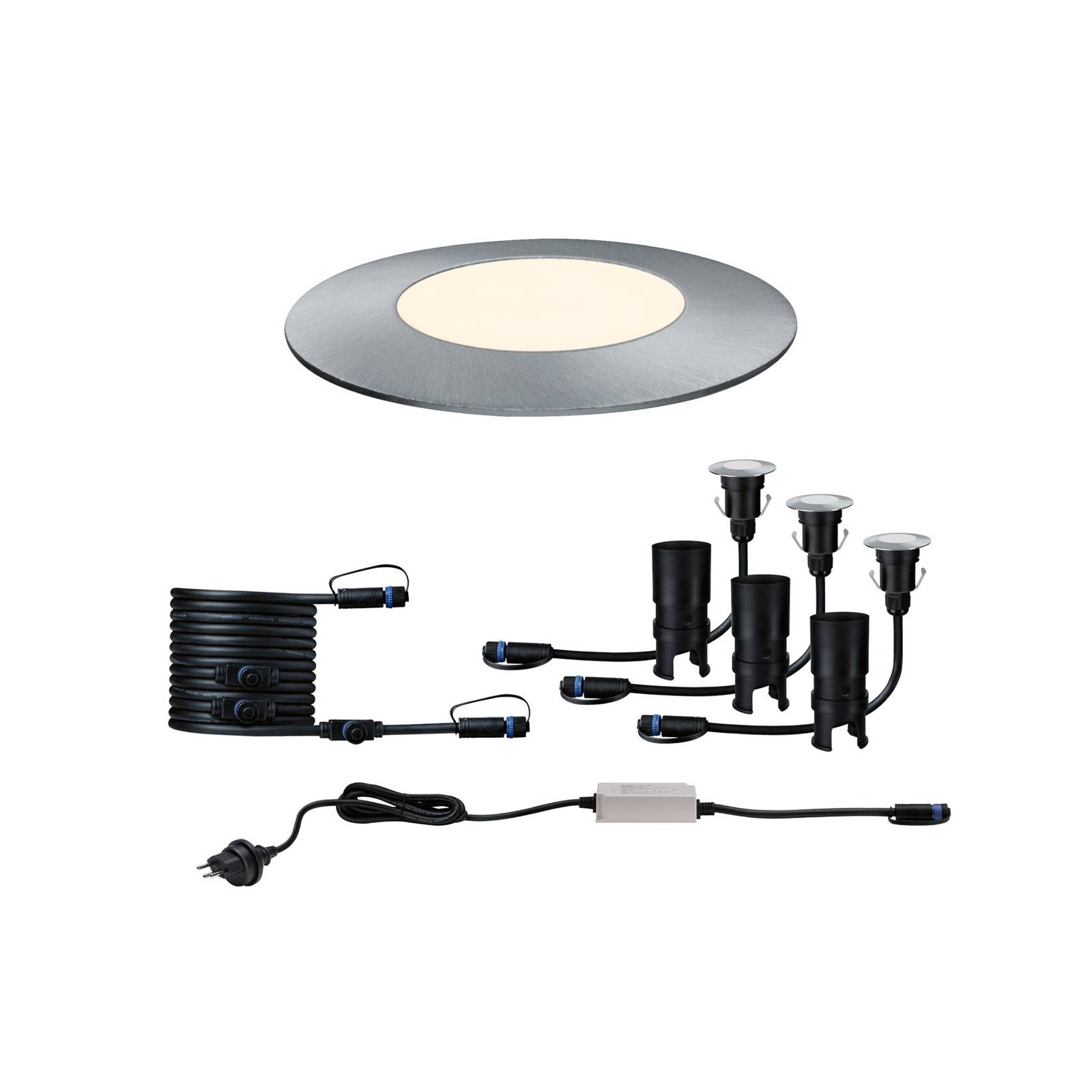 Paulmann Plug & Shine Floor Mini Starter CH silber