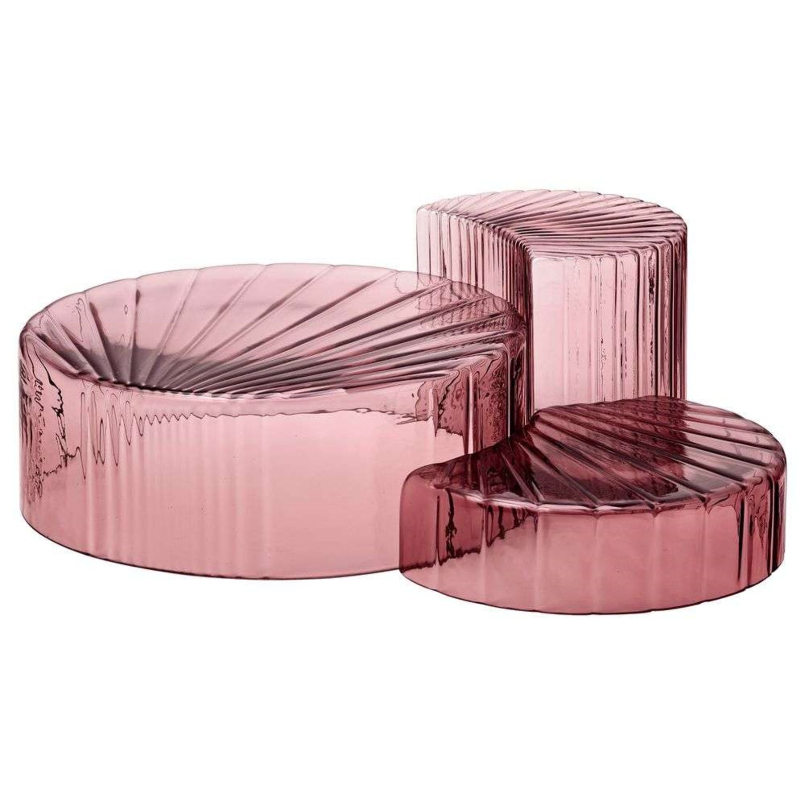 Concha Skål 3 pcs. Rose - AYTM