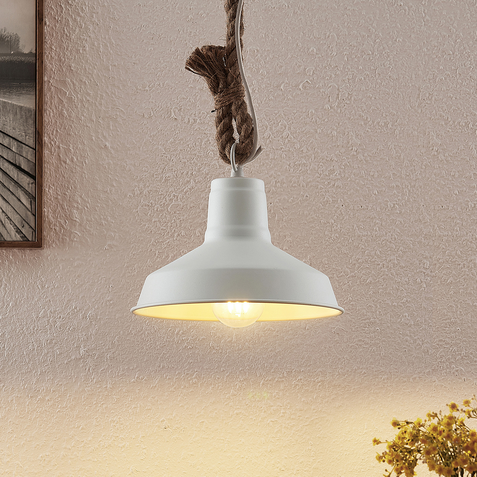 Lindby Calliora lámpara colgante, cable, 1 luz