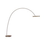 Loop-Bow LED-Stehlampe, bronzefarben, Ausladung 290cm - PURE