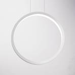 Cini&Nils Assolo - biała lampa wisząca LED, 43 cm